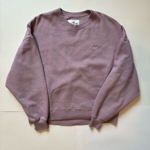 Hollister Women’s Lavender Purple Oversized Crewneck Sweater in Large